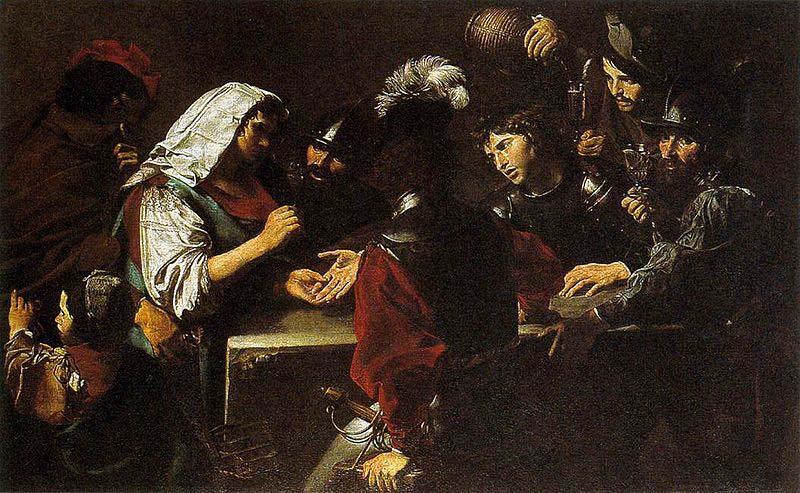 VALENTIN DE BOULOGNE The Fortune Teller Germany oil painting art